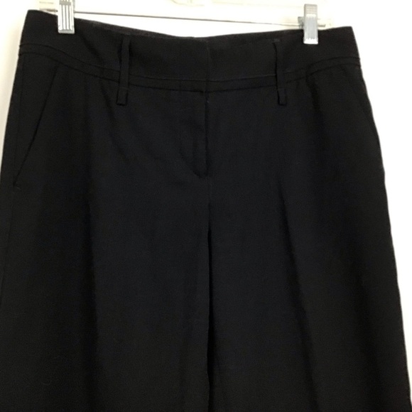 St. Emile wool blend black straight to wide leg trousers. Size 10 - Picture 2 of 10